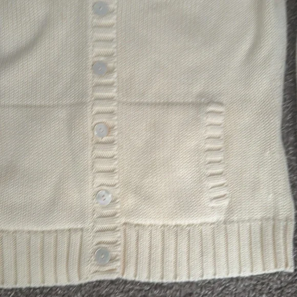 Vintage lands’end turtleneck cotton cardigan - Picture 2 of 3